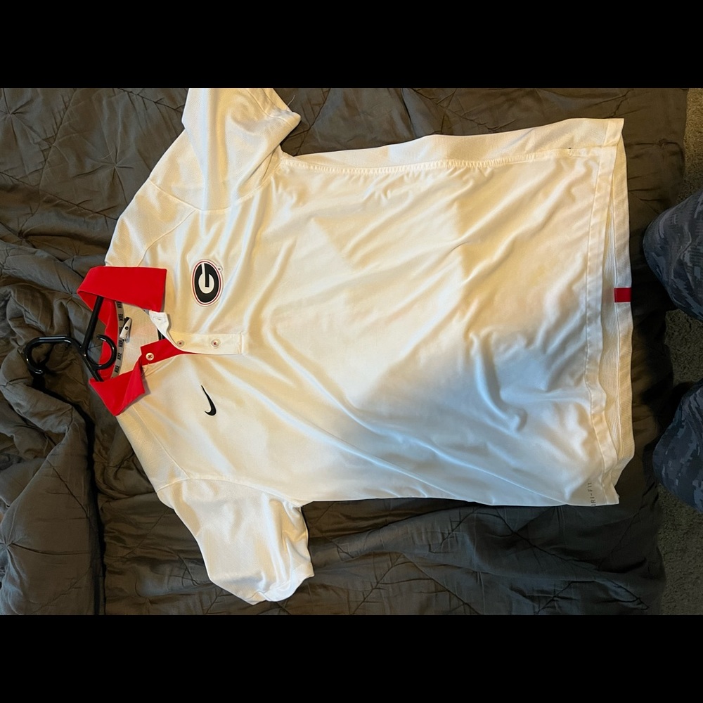 Nike Sideline UGA Football Polo Shirt